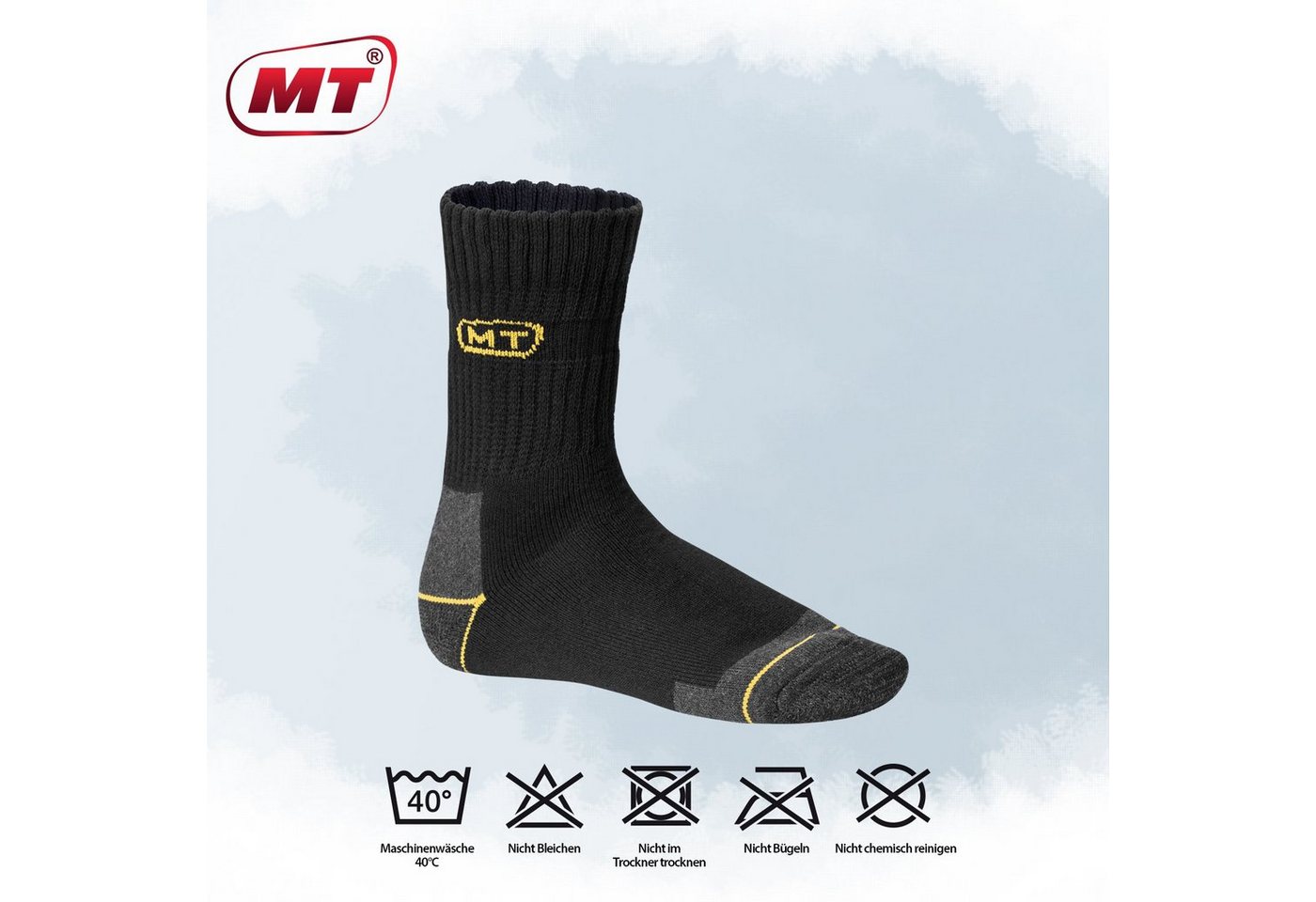 MT Arbeitssocken Herren Arbeits-/Freizeitsocken (6/12 Paar) Robuste Work Socken Bild 2