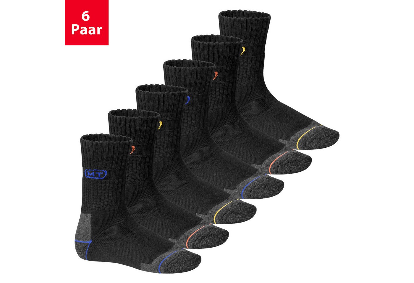 MT Arbeitssocken Herren Arbeits-/Freizeitsocken (6/12 Paar) Robuste Work Socken Bild 4