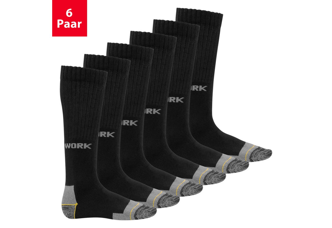 MT Arbeitssocken Herren Arbeits-/Freizeitsocken (6/12 Paar) Robuste Kniestrümpfe Bild 2