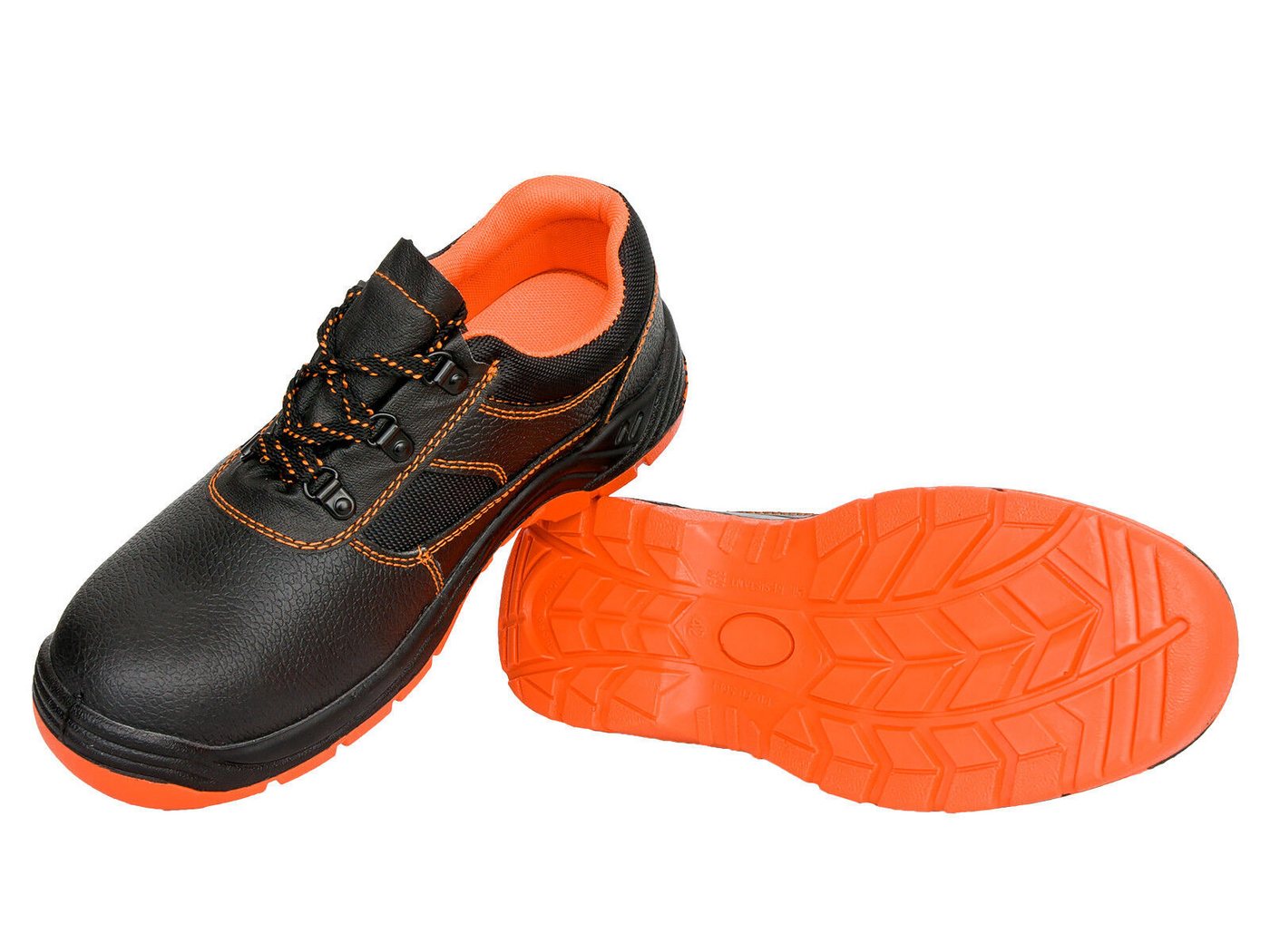 Urgent Arbeit Halbschuhe S1 Sicherheitsschuhe Bauschuhe Orange Stahlkappe Arbeitsschuh Bild 3