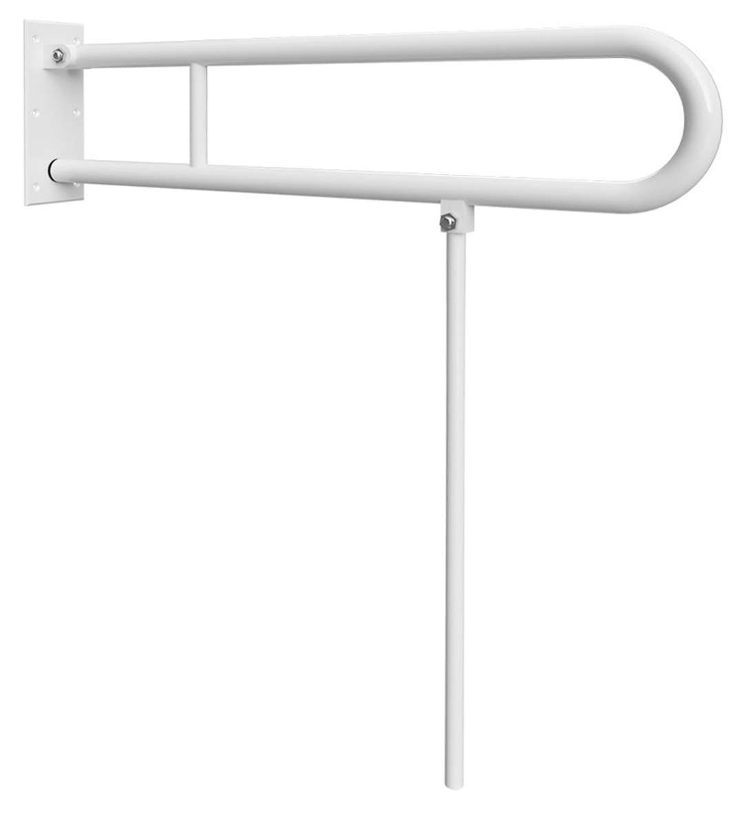 Sapho - Handicap Klappgriff Mit Stützbein 813 Mm, Weiß Xh523w