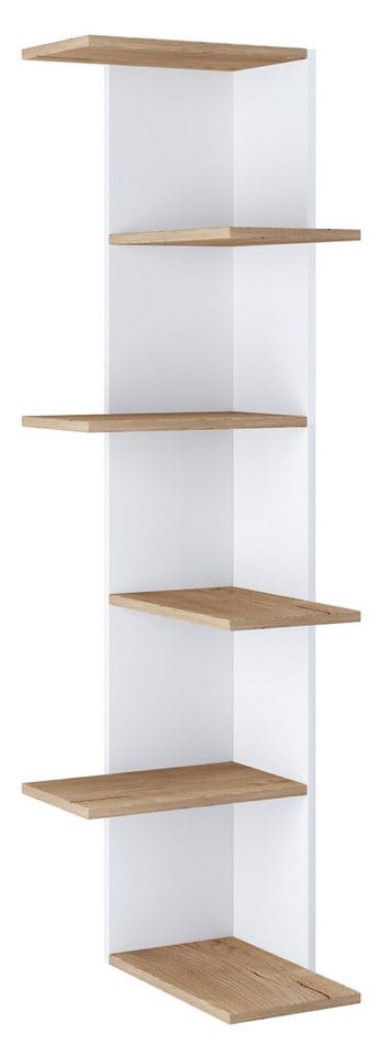 VCM Wandregal Holz Wandregal Hängeregal Eckregal Regal Balos XL