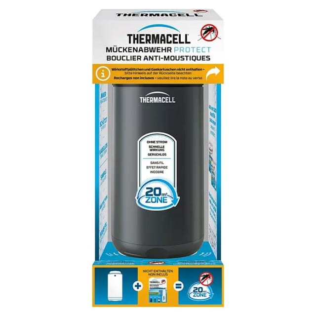 ThermaCell Insektenabwehrgerät Mückenabwehr Protect, Graphit, ohne Wirkstoff, Mückenschutz Standgerät