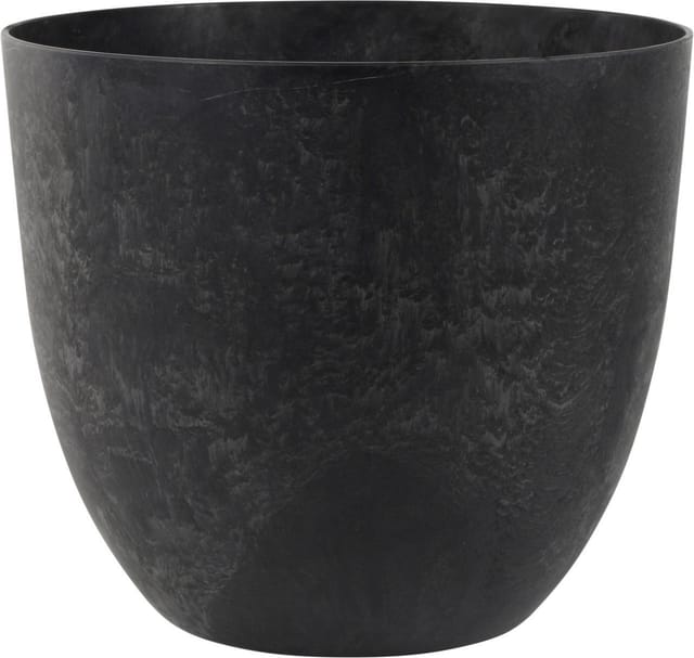 Artstone Pflanzkübel Artstone Pflanztopf Bola Ø38cm schwarz Ø 38 cm