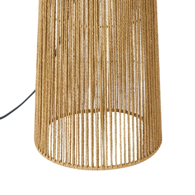 Qazqa Stehlampe Dart, ohne Leuchtmittel, E27, Naturel, Japandi, Papier, 1-flammig