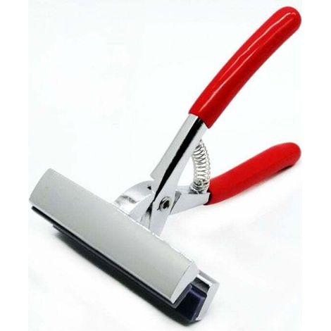 Sabir Leinwandspannklemme, 12 Cm Profi-spannklemme, Klemme Mit Federbelastetem Rückholgriff, Leinwandklemme, Künstlerrahmenklemme