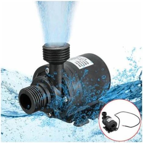Sabir Dc12v 5m 800l/h Hochleistungs-tauchpumpe Mit Geringem Geräuschpegel, 4-punkt-düse, Bürstenloser Gleichstrommotor, 50 Cm Kabel