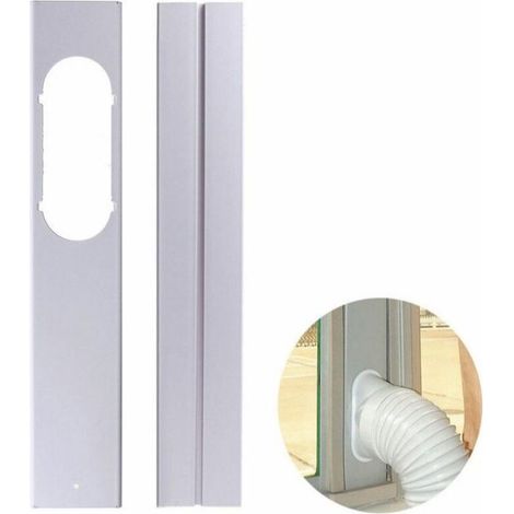 Sabir Dreistufige, Einziehbare Dichtungsplatte Für Mobile Klimageräte, Integriert In Die Fensterrahmenplatte – Höhenverstellbar 55–110 Cm, 5510, Öffnung 7, 520 Cm, 2 Stück