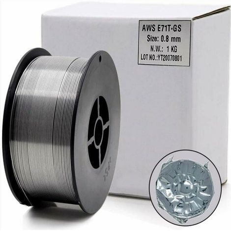 Sabir E71t-gs 0,8 Mm 1 Kg Fülldrahtspule Für Universelles Mig-schweißen In Alle Richtungen