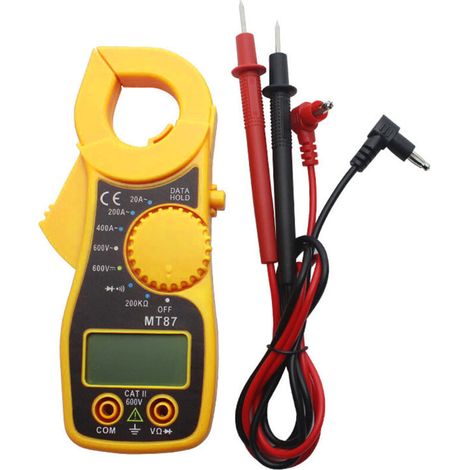 Sabir Multimeter Digital Ac Dc Clamp Meter Voltmeter Amperometro Pinza Di Strom Ohmmetro Lcd Volt Tester Tascabile Multi Tester Digital