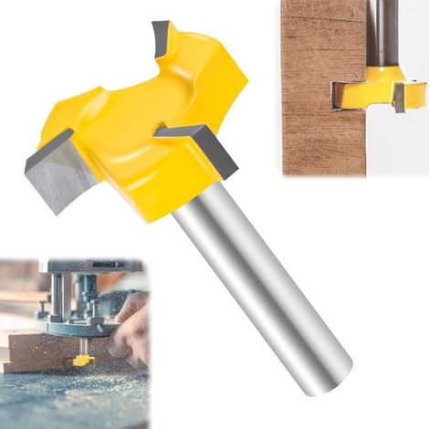 Sabir T-förmiger Holzfräser, 1/4-zoll-schaft, Oberflächenfräser Mit 8-mm-schaft, T-nutfräser – Holzbearbeitungswerkzeug