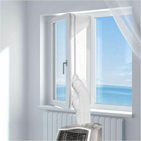 Sabir Fensterdichtungsset Für Klimaanlagen, Fensterdichtung Für Alle Tragbaren Klimaanlagen Und Wäschetrockner, Einfache Installation (400 Cm) Stol