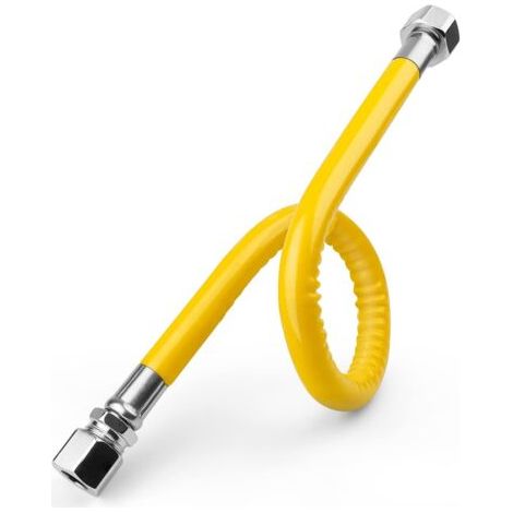 Sabir 304 Edelstahl-gasschlauch – 50 Cm Propan-/butangasschlauch, 1/2" Explosionsgeschützter Gasschlauch, Für Gasherde Und Gaswasserheizer – Rapanda