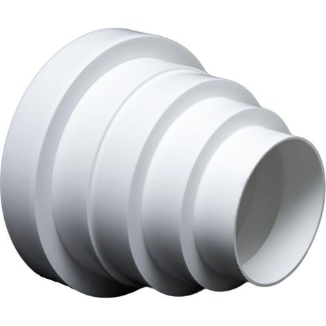 Sabir Universal-reduzierstück Für Lüftungssysteme Ø 80–150 Mm. Reduzierstück Für Reduzierrohre Ø 80, 100, 120, 125, 150. Rdrc-übergangsstück Für Runde Lüftungsrohre.
