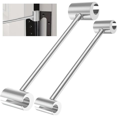 Sabir Set Mit 2 Türscharnier-einstellschlüsseln 14–19 Mm Und 23–25 Mm, Verstellbarer Türscharnier-reparaturschlüssel Für Die Montage Im Wohn- Und Gewerbebereich