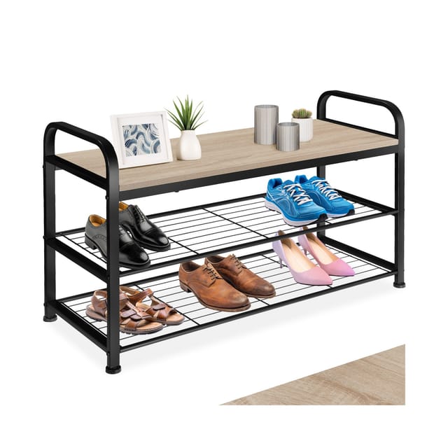 tectake Schuhregal Southampton, Set 1-tlg., Industrial Style