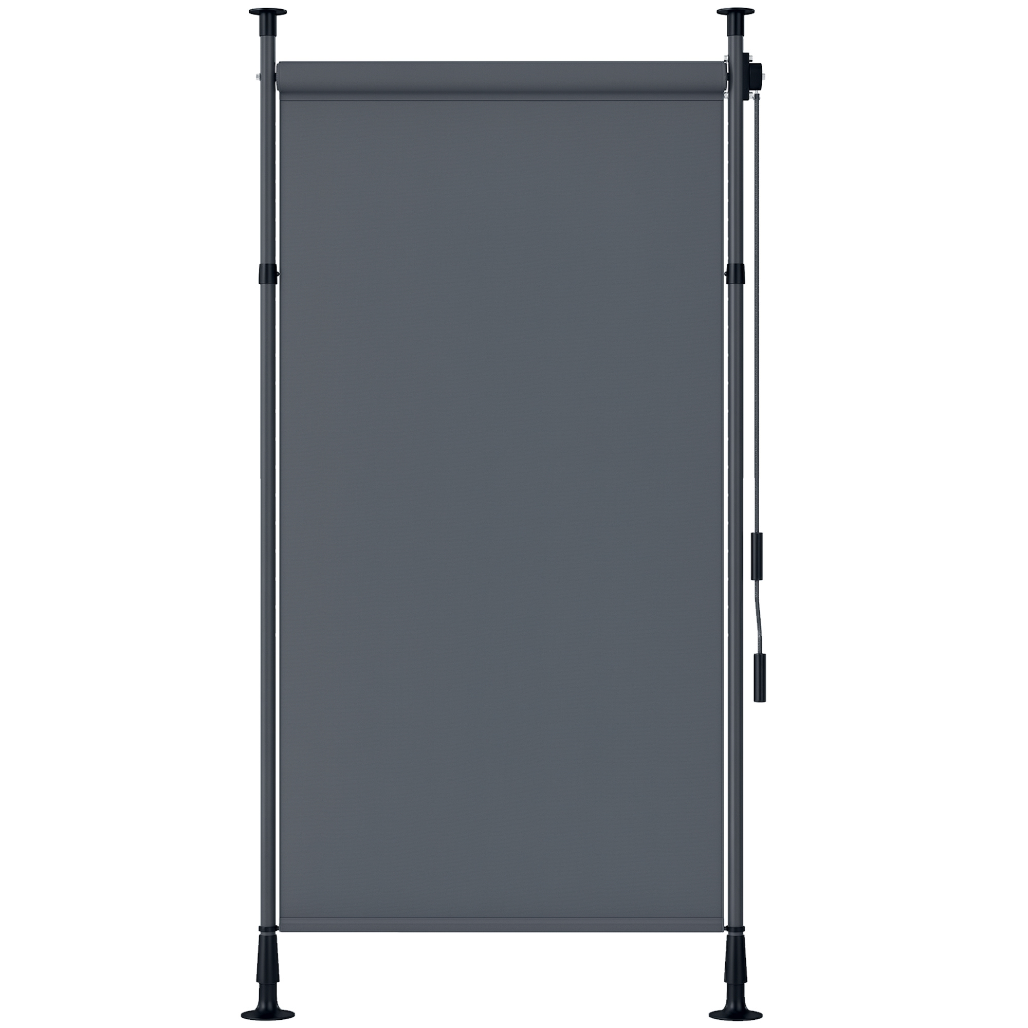 Freistehende Markise 150 X 220–310 Cm – Höhenanpassbar, Montage Ohne Bohren, Uv30+ Polyester, 150 Cm Handkurbel, Aluminiumrahmen – Für Garten, Terrasse & Balkon