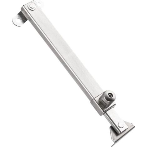 Sabir Verstellbarer Fensteröffnungsbegrenzer Mit Verriegelungsknopf, Konstruktion Aus Zinklegierung Und Edelstahl, Passend Für Pvc-, Aluminium- Und Stahlrahmenfenster Mit Zwei Öffnungen