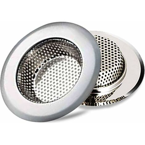 Perforierter Edelstahl-küchenspülen-siebeinsatz Für Dusch-, Bad- Und Badewannenabflüsse – Verstopfungsfrei – 2er-pack, 11,5 Cm