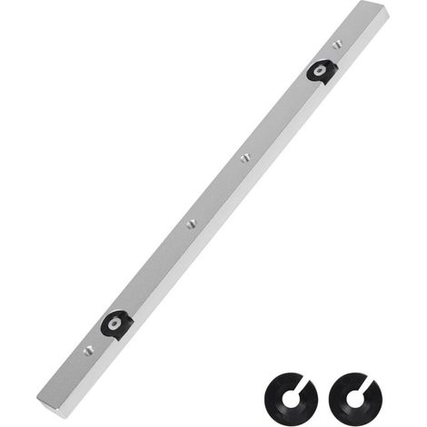 Sabir Gleitschiene Für T-nut-schiene, 9,1 X 23 X 300 Mm, Aluminium-gehrungsfräser-führungsschiene Für Tischkreissäge, Tischbohrmaschine, Bandsäge, Holzbearbeitung