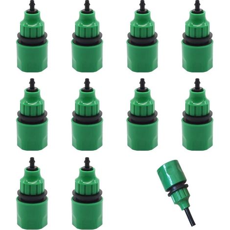Sabir Kunststoff-gartenschlauchverschraubungen 4/7 Und 8/11 Schnellkupplungs-kunststoff-gartenschlauchverbinder Für Gartenschläuche Mit 4 Bis 9 Mm Innendurchmesser, 10 Stück