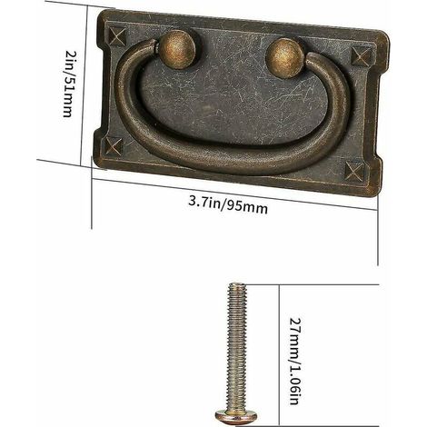 Set Mit 5 Schubladengriffen Und -knöpfen, Vintage-küchenschubladengriffe Und -knöpfe, Antike Möbeltürknöpfe Fürs Schlafzimmer
