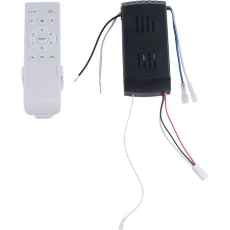 Universelle Fernbedienung Für Deckenventilatoren – 6 Geschwindigkeitsstufen – 1-stunden-/2-stunden-/4-stunden-timer – Einfache Installation Ohne Demontage Des Ventilators