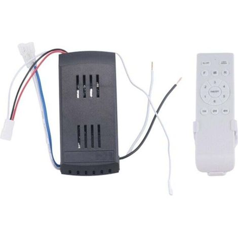 Universelle Fernbedienung Für 40-w-deckenventilatoren, 6 Geschwindigkeitsstufen, Timerfunktion, Ersatz Für Ventilatoren Und Lampen (gleichstrom).