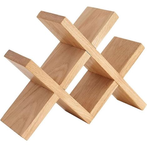 Weinregal Aus Holz Auf Der Theke