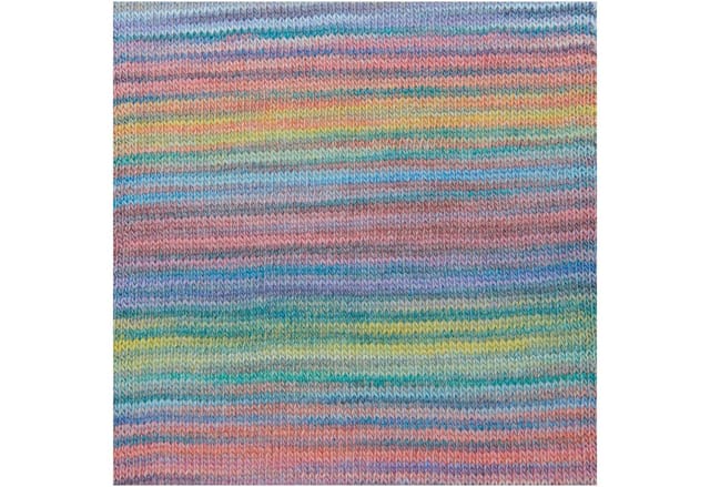 Rico Design Creative Melange Aran Wonderball Häkelwolle, 640,00 m (Wolle mit Farbverlauf zum stricken oder häkeln, Strickgarn Handstrickgarn Strickwolle, 200g), dicke Farbverlaufswolle