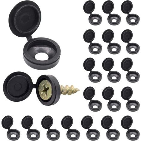 Sabir Abs-kunststoff-schraubenabdeckungen – 100er-packung, 13-mm-dübel – Schutz Vor Feuchtigkeit Und Staub – Für Möbel Und Wände