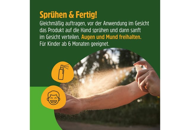 GreenHero Insektenspray Mückenspray schützt vor Steckmücken, Moskitos & Zecken, 100 ml, Mückenschutz