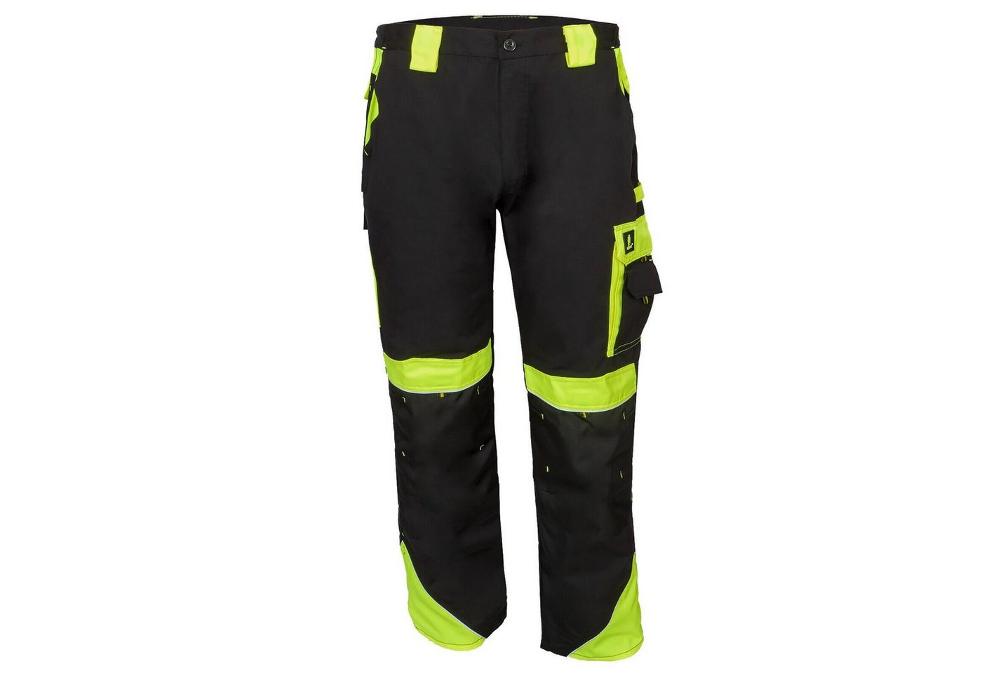 Urgent Arbeitshose Arbeitshose Berufshose Bauarbeiter-Hose Bundhose Warnhose Gelb Cargo Bild 2