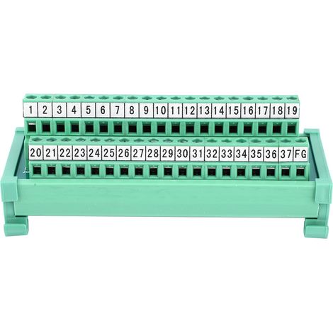 Klemmenblockanschluss Für Db37p Sps-modul, 35-mm-din-schienen-stromversorgung