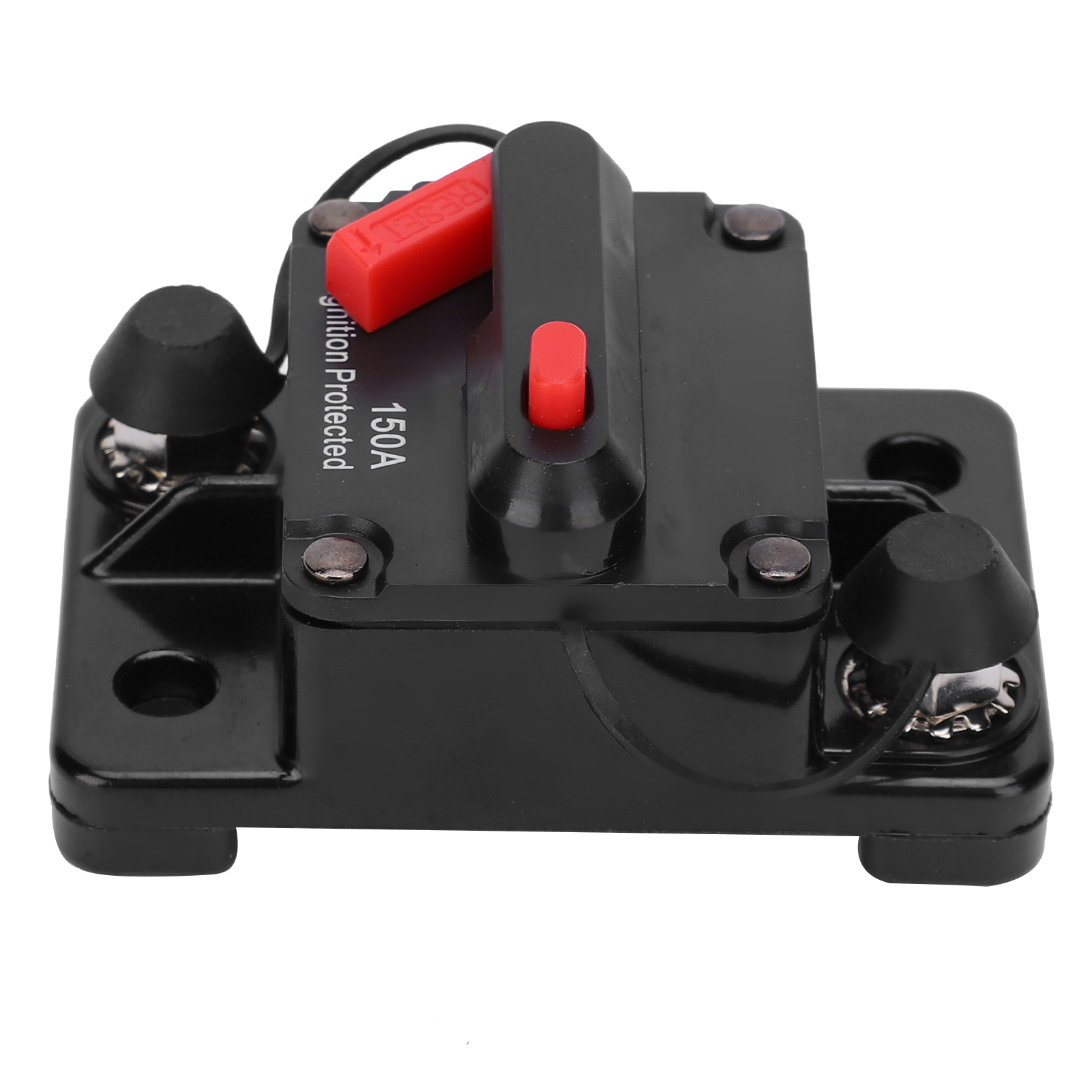 Automatischer, Wasserdichter Kupfer-sicherungshalter Mit Schalter, Dc 12–42 V, 150 A, Rot