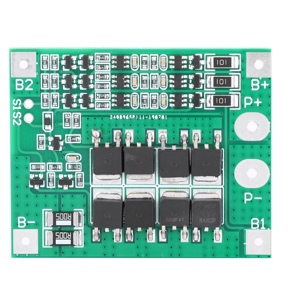 3s 12v 25a Bms-schutzplatine Für 18650 Li-ionen-akkus - Kurzschlussschutz