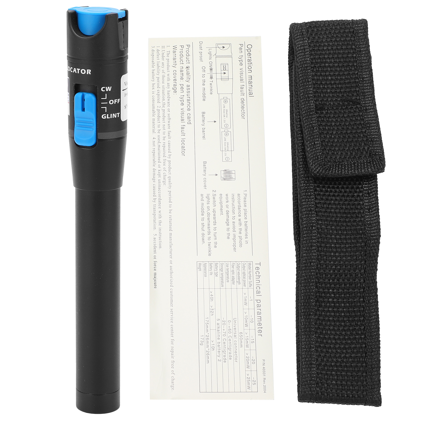 1mw Tl532 Glasfaser-teststift, Glasfaserkabeltester Mit Optischer Fehlerortung