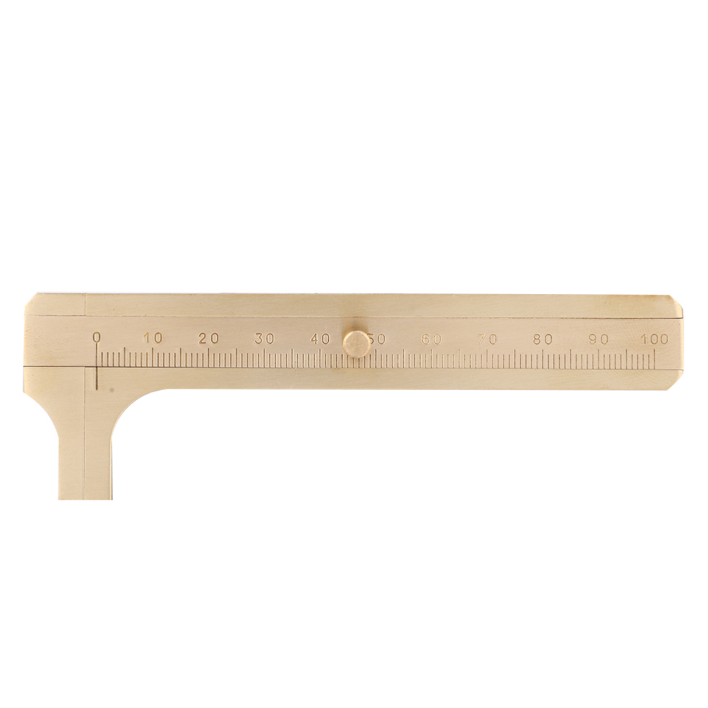 Messgehäuse Aus Messing, Nonius 0-100 Mm, Für Schmuck Und Edelsteine