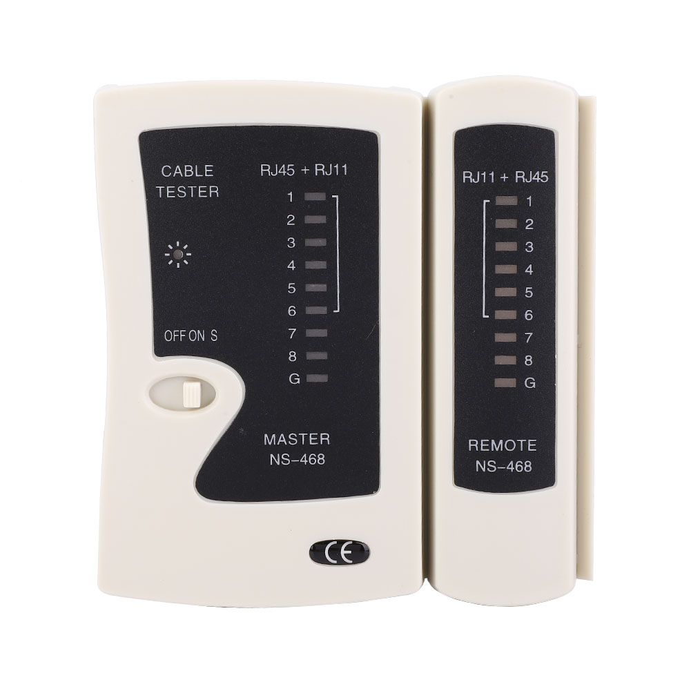 Rj45-, Rj11- Und Rj12-netzwerkkabeltester Für Lan – Verkabelungsprüfgerät