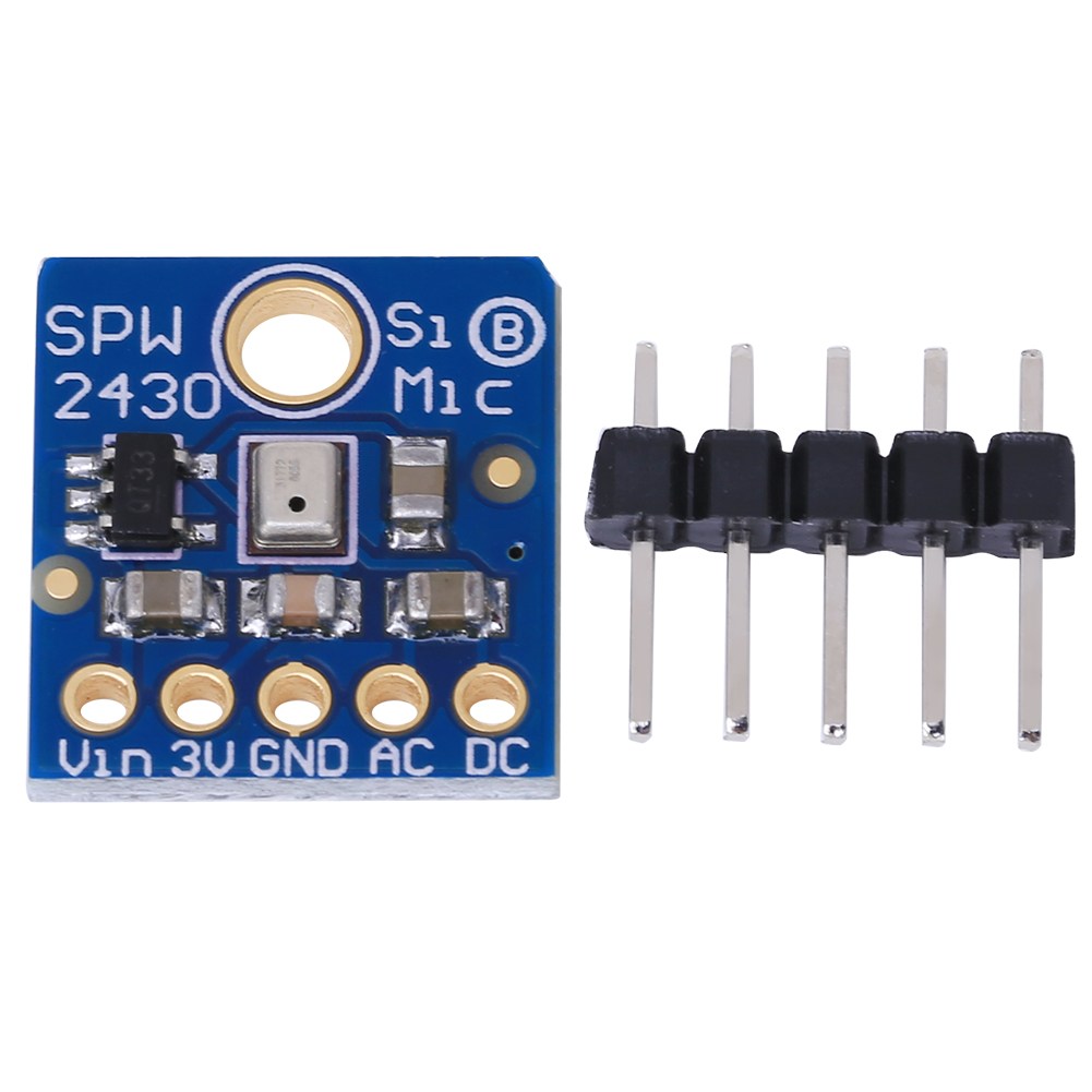 Schallerkennungsmodul Mit Silikon-mems-mikrofon Spw2430 Für Fft-aufzeichnung Und Abtastung, 3,3–5 V
