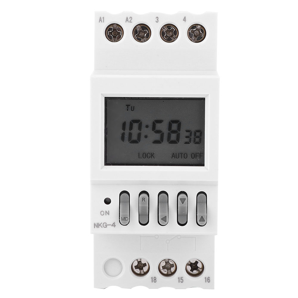 Programmierbarer Timer Nkg-4 Für Din-schiene, Ac220v 3a Zeitschalter