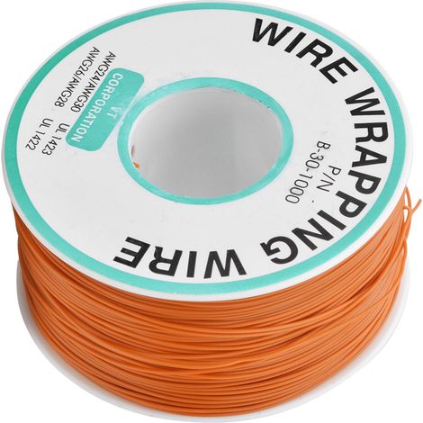 30awg Bedrucktes Jumperkabel Für Schaltungsreparaturen, Niedriger Widerstand, 300 M, Orange