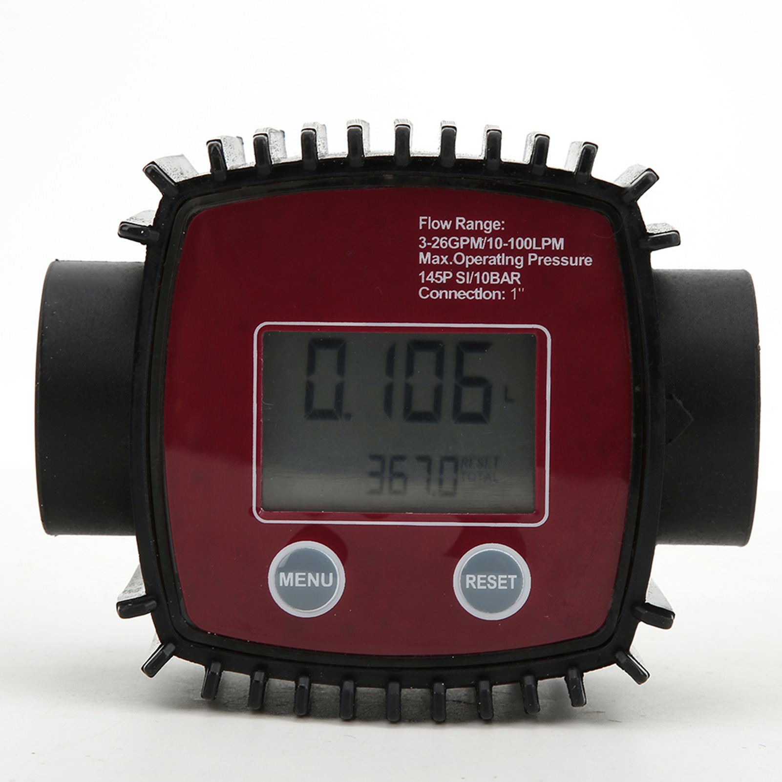 K25 1-zoll-digital-durchflusssensor Mit Innengewinde Für Wasser/flüssigkeiten, Digitalanzeige, 10–100 L/min