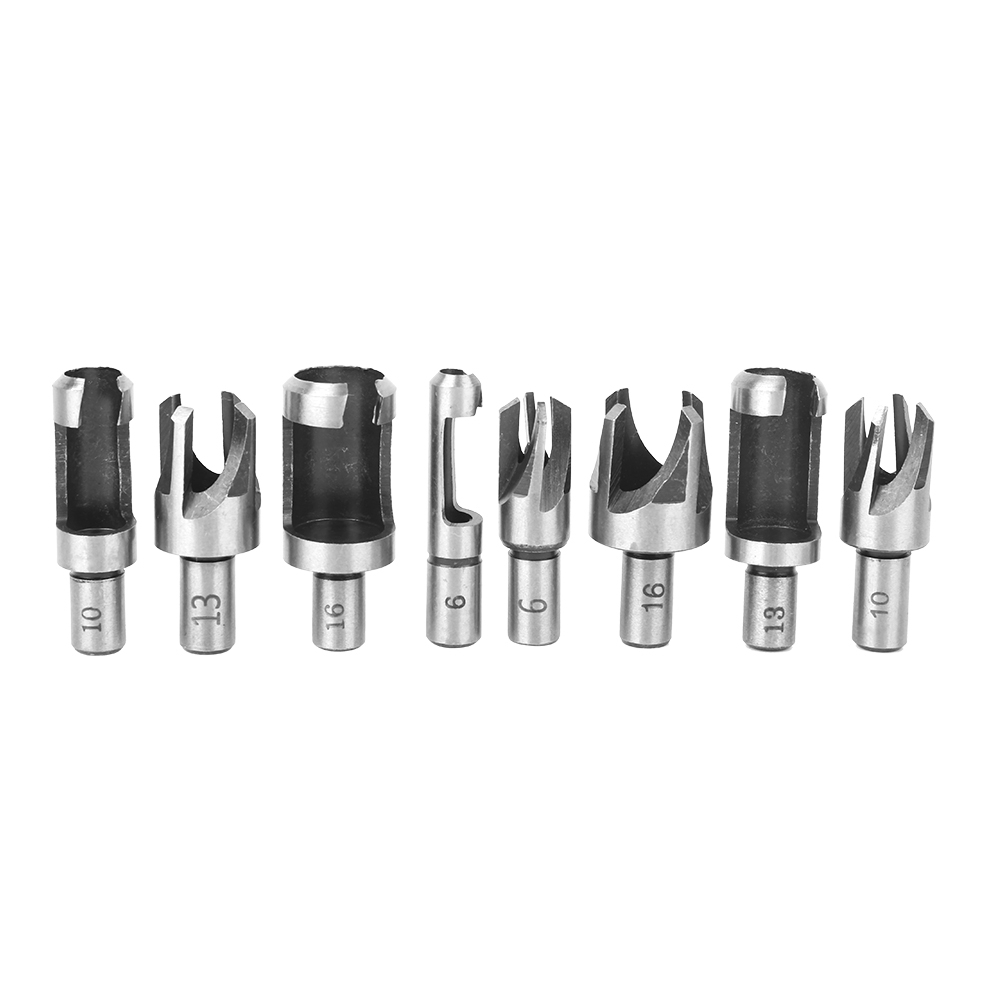 8-teiliger Konischer Holzdübelschneider 6 Mm, 10 Mm, 13 Mm, 16 Mm Für Holzbearbeitung Und Bohren