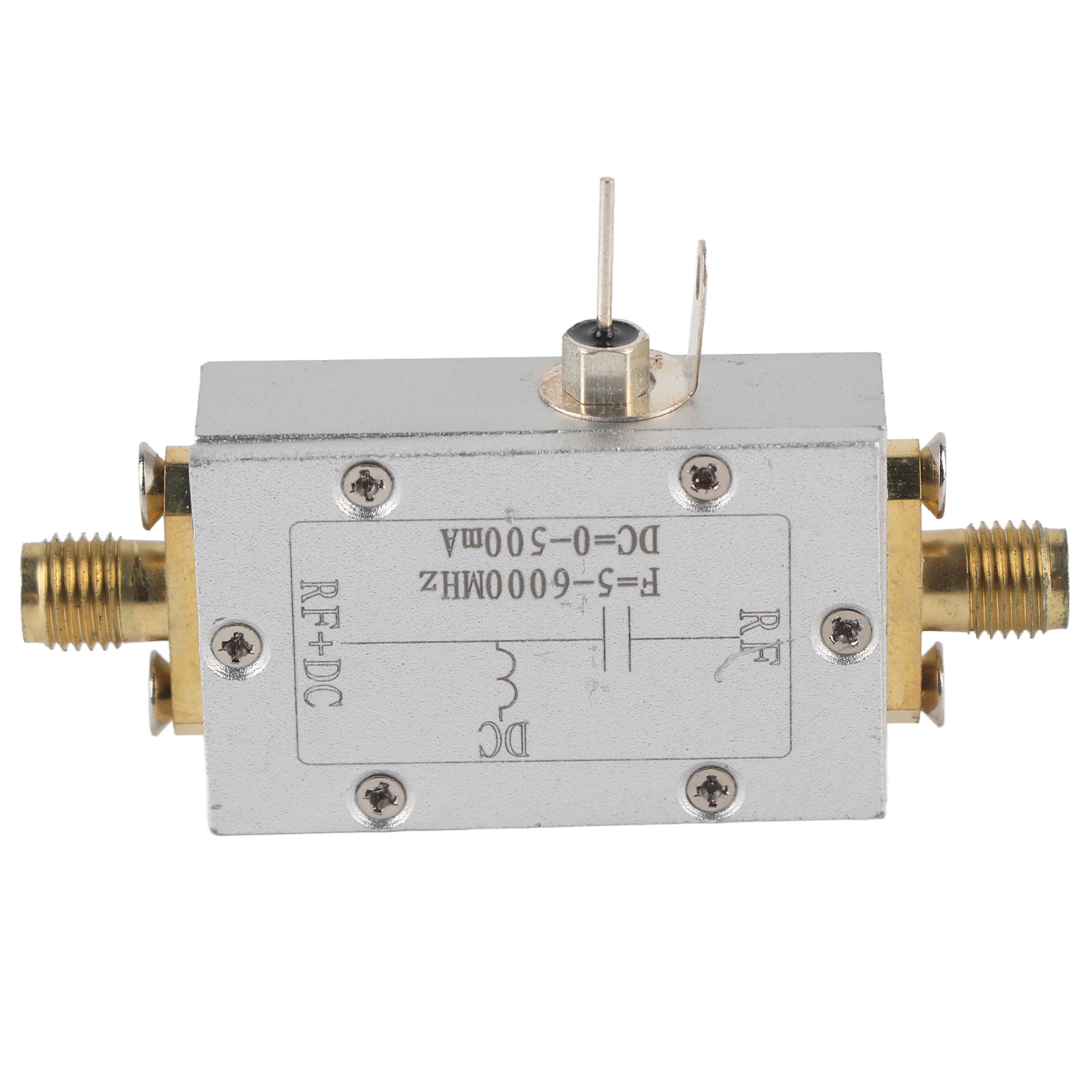 5-6000mhz Dc Hf-polarisationsblock Aus Aluminiumlegierung Für Industrielle Elektronikkomponenten