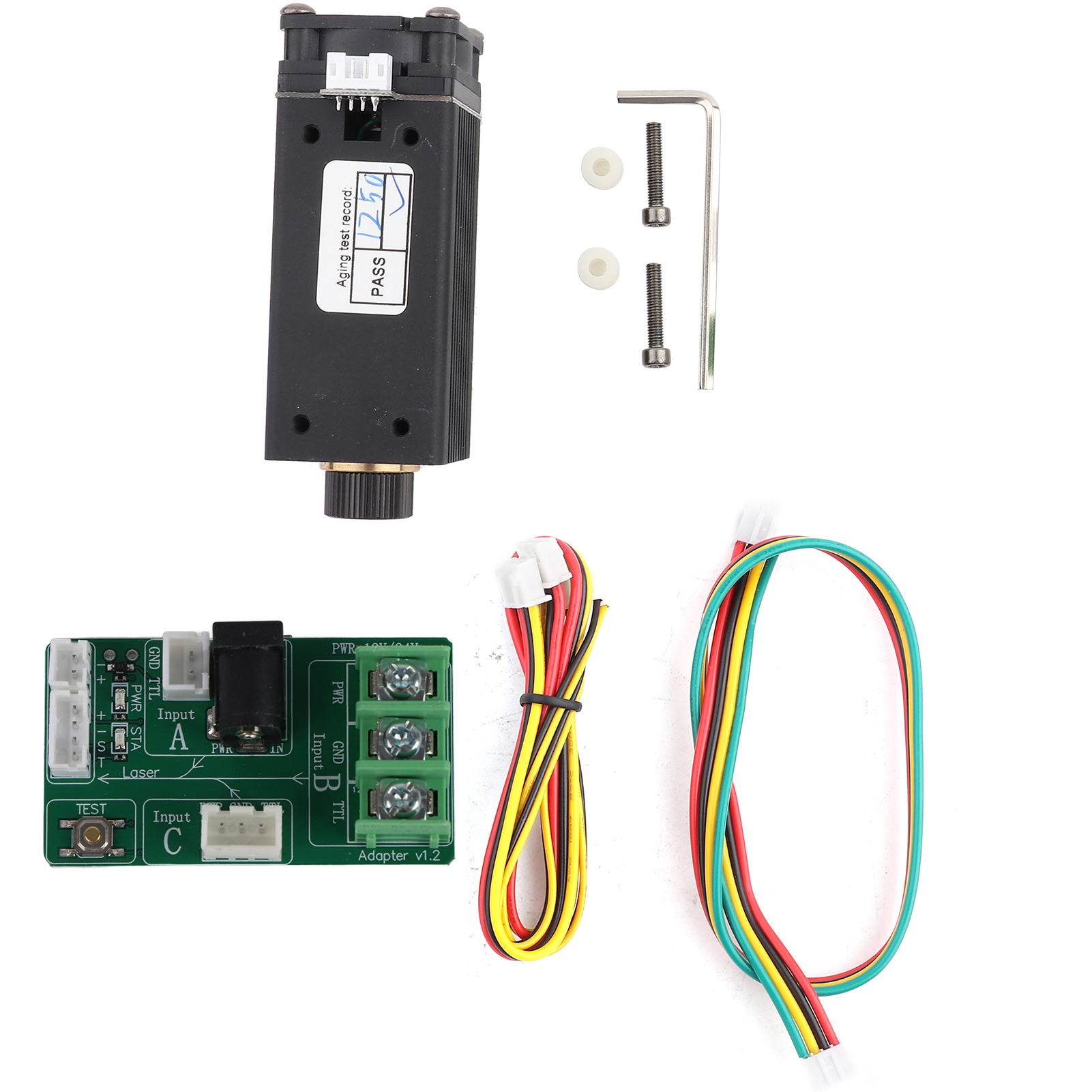 Violett-blauer Lasergravurkopf 405 Nm 3500 Mw Für Neje Master Maschine