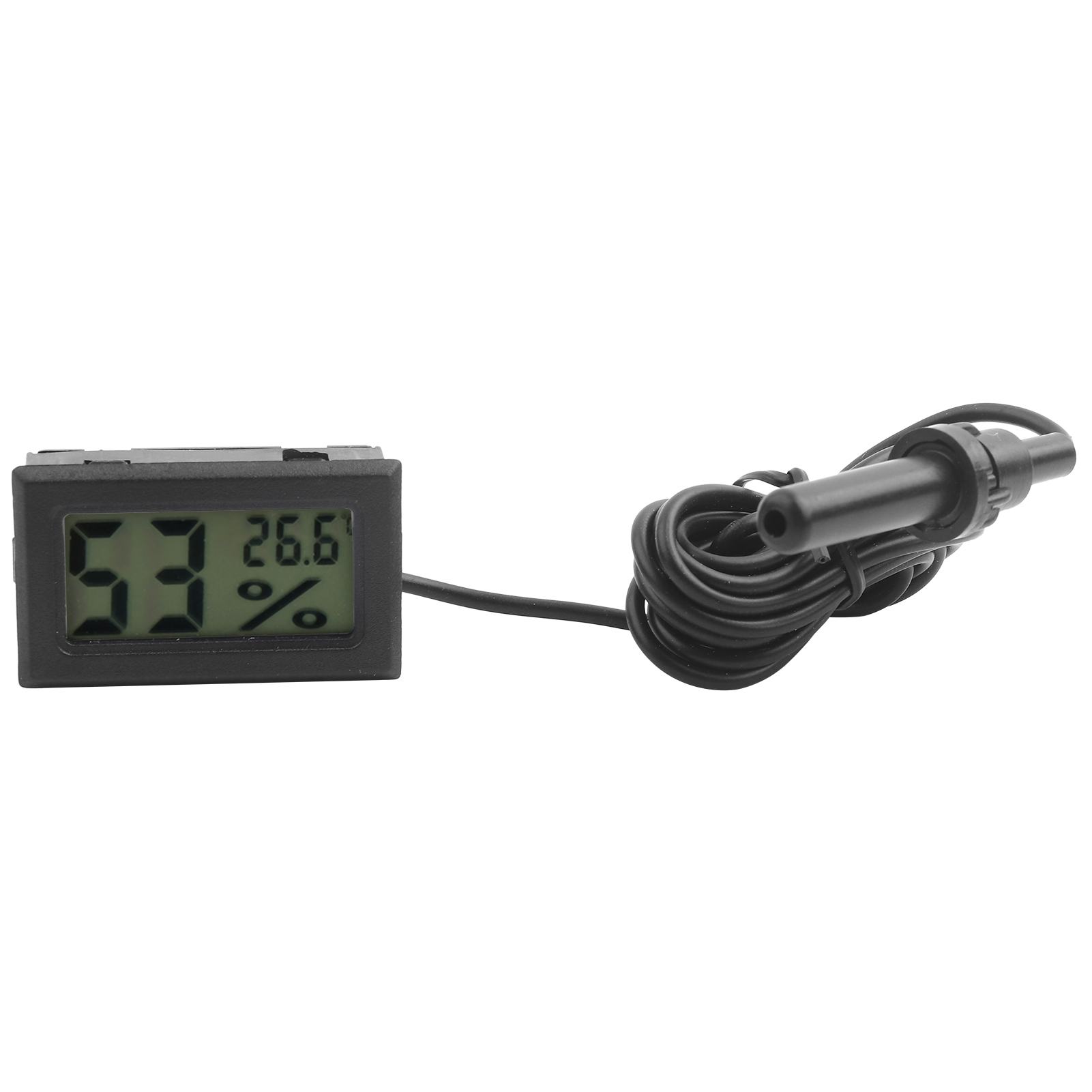 Digitales Thermometer-hygrometer Mit Sonde – Integriertes Led-display Für Den Innenbereich