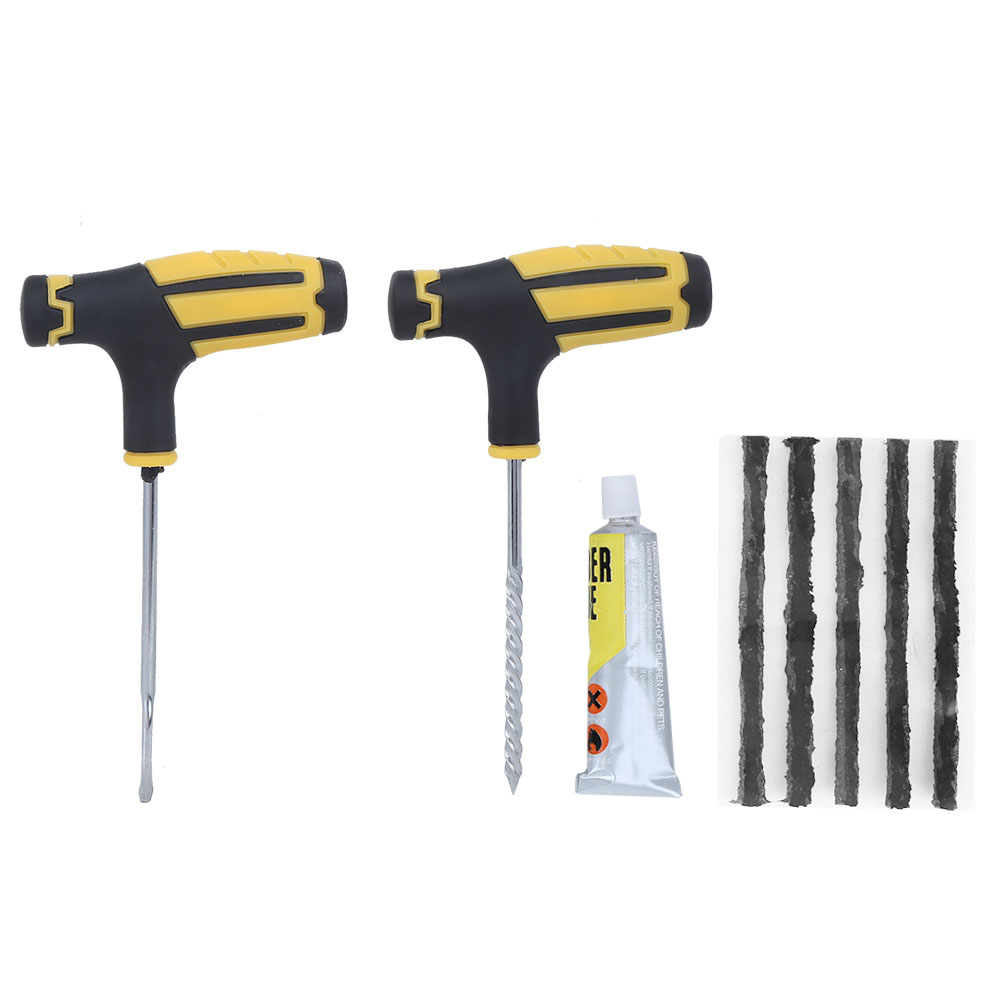 Tubeless-reifenreparaturset, Pannenwerkzeug Für Auto, Lkw, Motorrad, Fahrrad, Schwarz