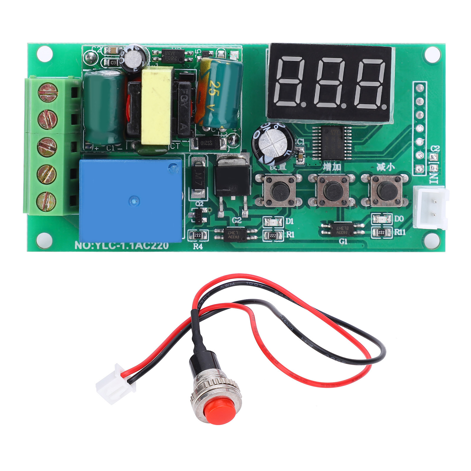 220-v-wechselspannungsschutzmodul Mit Relais Und Led-anzeige – Elektronisches Bauteil