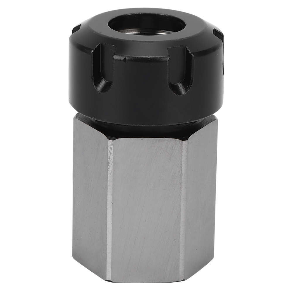 Sechskant-spannzangenfutter Aus Hochfestem, Silberfarbenem Kohlenstoffstahl Für Cnc-drehmaschinen Er25/32/40